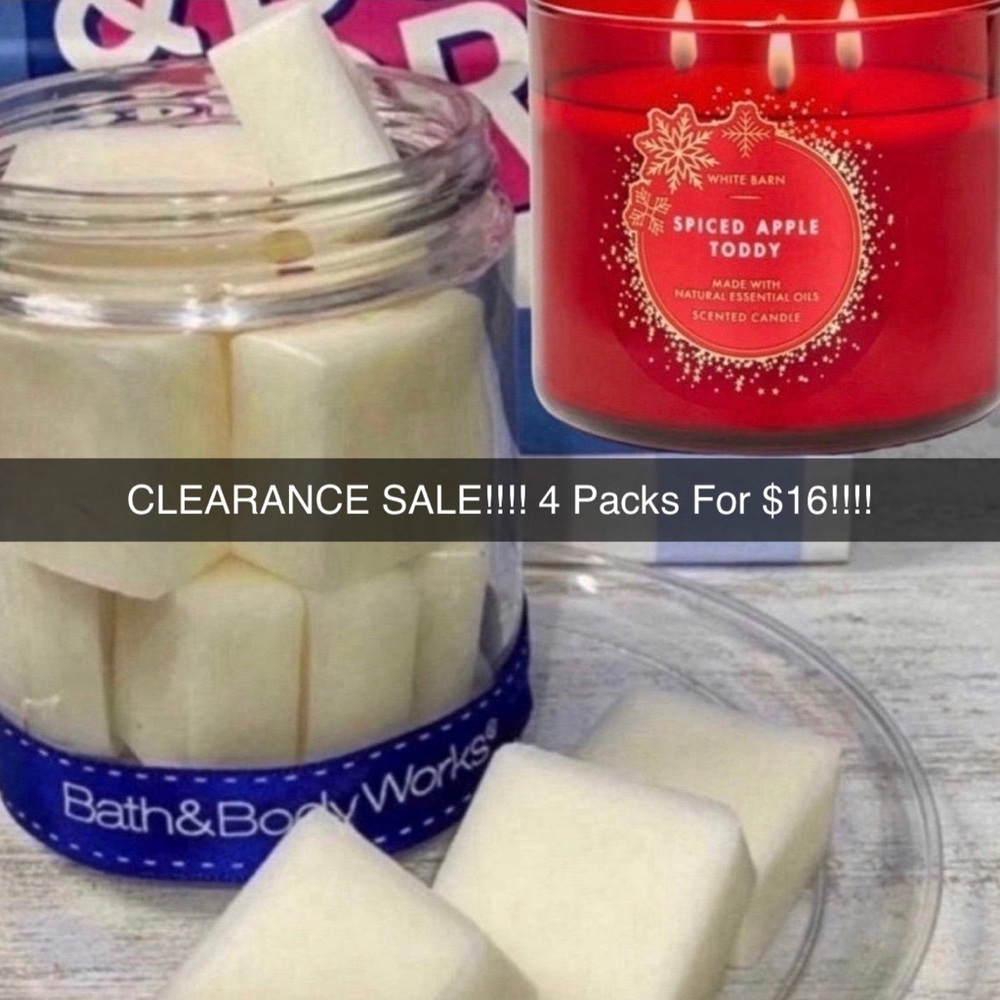 ⭐️4 For $16⭐️ Bath & Body Works Spiced Apple Toddy Wax Melts